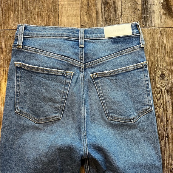 REDONE Originals 90s Ultra High Rise Skinny in Broken Through Size 27 - Picture 10 of 12